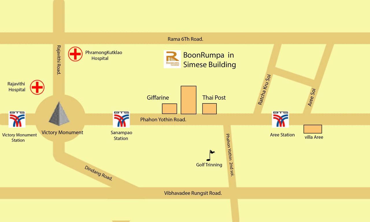 Boonrumpa Accommodation Bangkok Bagian luar foto